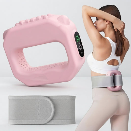 Cordless Vibration Massage Ring – 6-Speed Deep Tissue Massager with Adjustable Belt